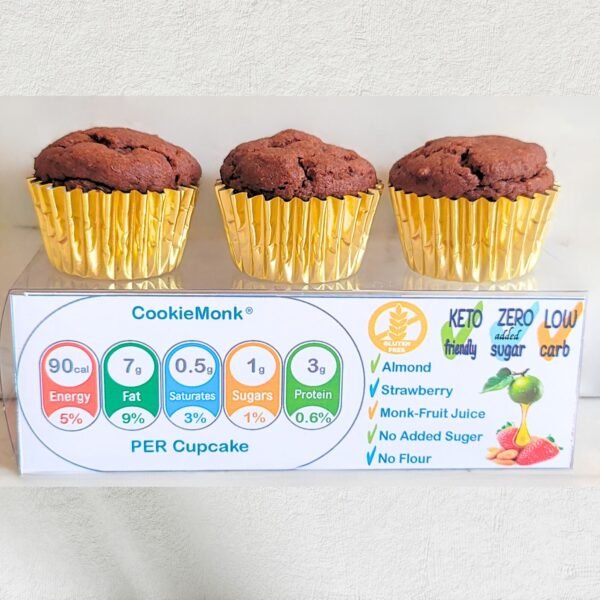 Sugar & Gluten-Free Almond Strawberry Mini Muffins