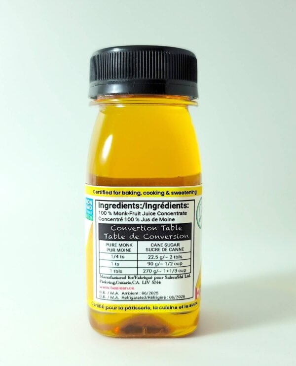 Pure Monk 120 ml: 100% Monk-Fruit Juice Concentrate - Image 2